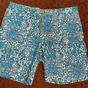 Vintage Men’s Lily Pulitzer Cotton Shorts 38w